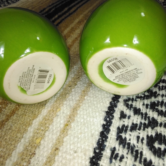 GLASS APPLES SET OF 2 SIZE OF REAL APPLES HOME DECOR - Picture 8 of 9